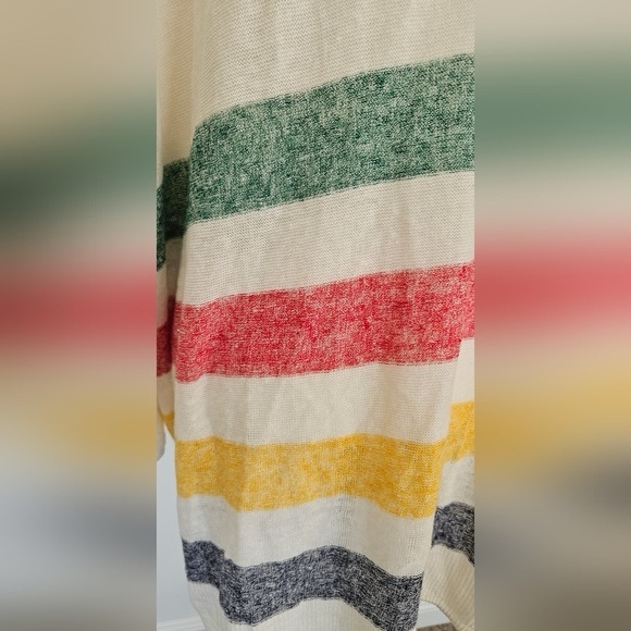 Linen hudson bay multistripe cardigan - Picture 2 of 6